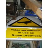 5 video surveillance signs