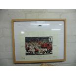 Signed picture of England World Cup winners, 2003 (no coa)