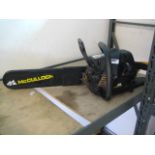 McCulloch petrol chainsaw