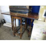 Oak drop leaf gate leg table