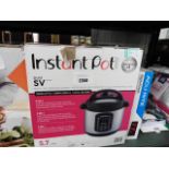 (13) Duo SV instant pot multi use pressure cooker with box
