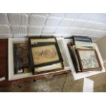Quantity of various framed pictures and prints