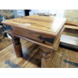 African hard wood rustic coffee table