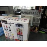 Nutri Bullet blender and Genie blender in boxes