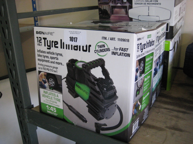 2 boxed Bonaire 12v tyre inflator