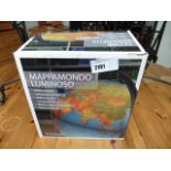 Mappamondo Luminoso globe with box