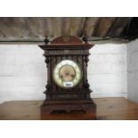 Oak cased mantle clock