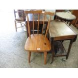 (2182) Pine spindle back chair