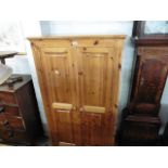 Pine childs 2 door wardrobe