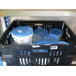 Crate of wall tile adhesive