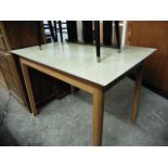 Formica top mid century kitchen table