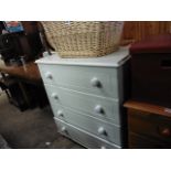 White chest of 4 drawers