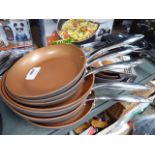 8 Gotham Steel Pro frying pans