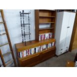 Mid century teak wall unit