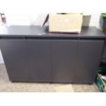 Grey 4 door office side cabinet