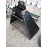 Large metal extractor hood