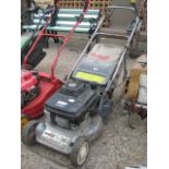 Kazz Kawasaki petrol powered lawn mower with grass box