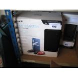Type S jump starter and portable power bank in box