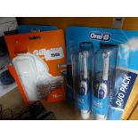 2 Oral-B duo packs and Gillette Fusion razer blades