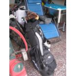 (1016) Jack Nicklaus golf bag containing quantity of Dunlop High Impact golf clubs
