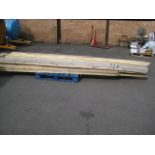 Pallet containing timber