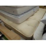 Double divan bed base with Hypnos Victoria Deluxe mattress