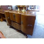 Beautility walnut drinks cabinet