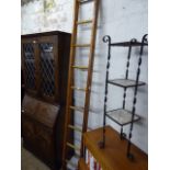 Wooden decorators ladder
