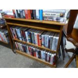 Pine open front bookcase