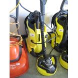 Karcher K4 Premium pressure washer with attachment