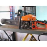 Petrol powered chainsaw