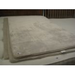 3 fluffy white mats
