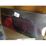 Boxed Predator gaming keyboard and mouse