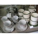 2 part sets of teacups and saucers