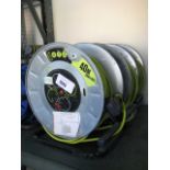 3 Masterplug 40m cable reels