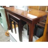 Mahogany reproduction nest of tables and similar coffee table