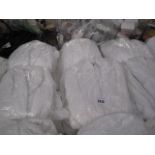 6 x stack of white spa robes