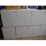 6 2 drawer grey filing cabinets