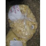 Bag containing latex powder free gloves