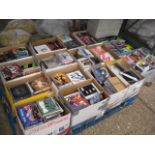 Bay containing 15 boxes of CDs incl. Cherubs, Bob Dylan, The Kinks, David Bowie, The White