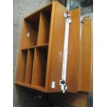 (2072) Teak modular wall unit