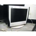 (2513) Fujitsu Siemens computer with keyboard and Dell monitor