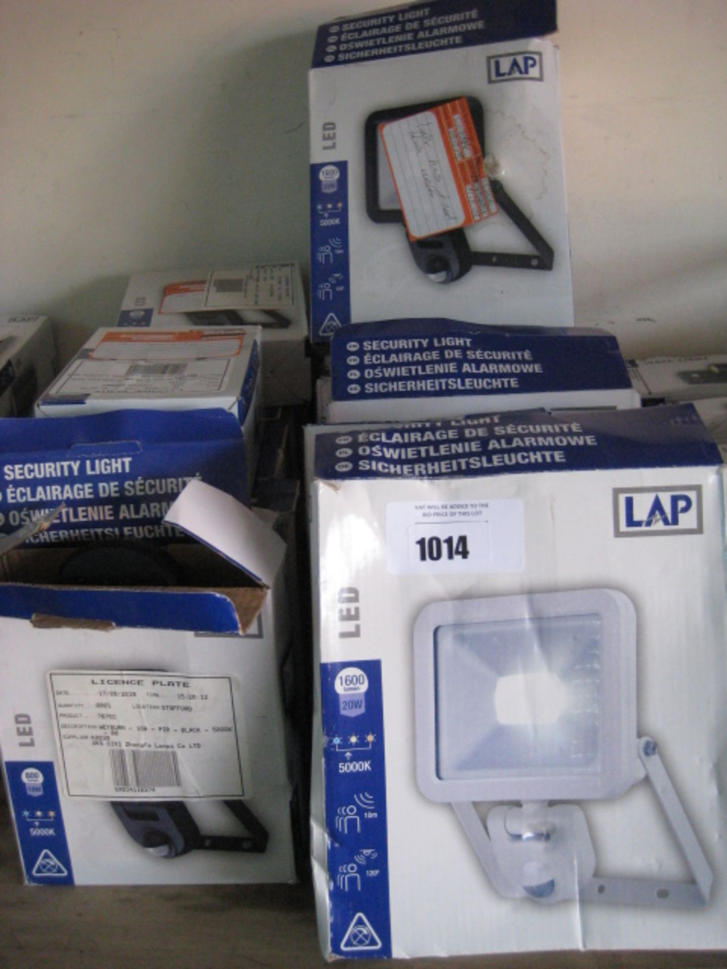 Quantity of various wattage LAP LED security lights
