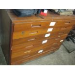 Teak plans chest