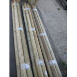 5 wooden Large garden stake posts