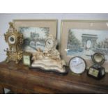 Large collection of various clocks and timepieces