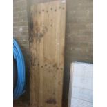 Wooden garden gate panel