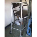 Zimmerframe walker with commode