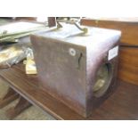 Wooden cased voltmeter