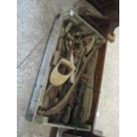 Tray containing quantity of hand tools